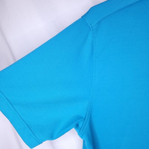 Under Armour Polo Shirt Mens XLT Teal Performance Loose HeatGear Tech - Picture 4 of 13